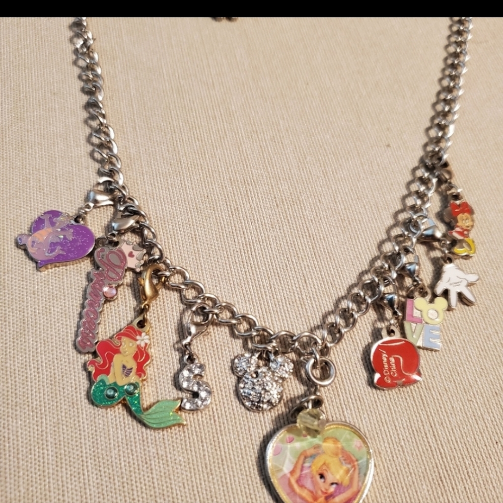 2 Disney Necklacea with charms - Picture 5 of 5